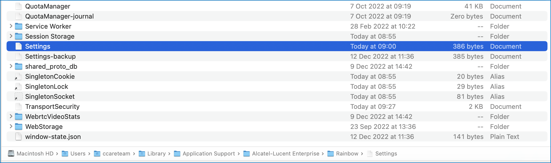 Finder_seetings