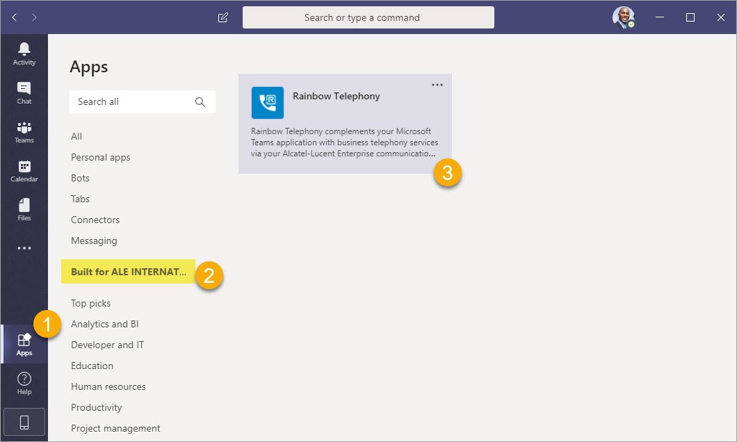 Add an app to Microsoft Teams - Microsoft Support