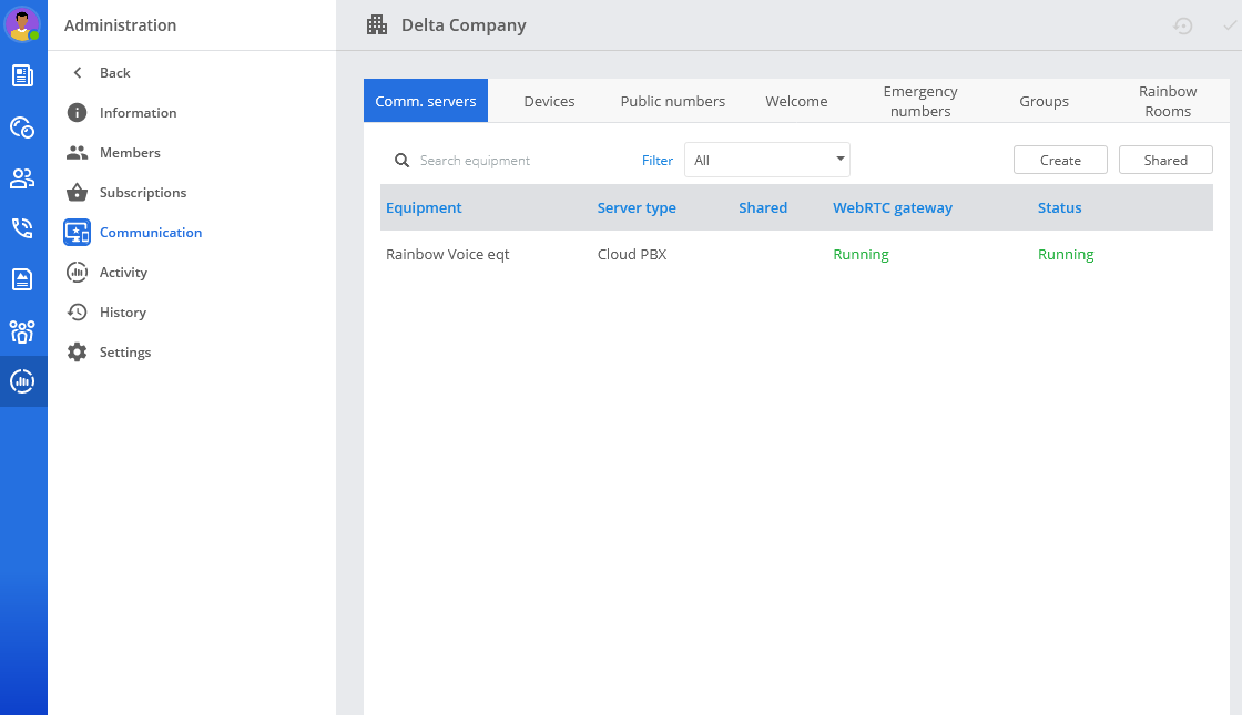 Configure an Automated Attendant – Rainbow Help Center